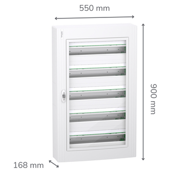 LVSXM524-PrismaSeT XS-Surface 5R24M Transp Door 1TB-Dimension-Image