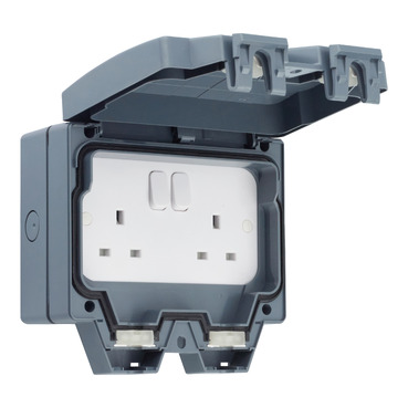 Lisse Weatherproof Schneider Electric A range of IP66 rated switches, sockets and multi-use enclosures