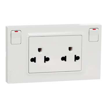 Miluz E - combinations of switches and sockets
