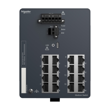 MCSESM163F23F0 - Switch Gerenciável Padrão - 16 portas cobre