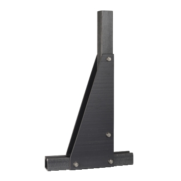 Lot de 6 Chaises cantilever rembourrées en similicuir - Noir | Leroy Merlin