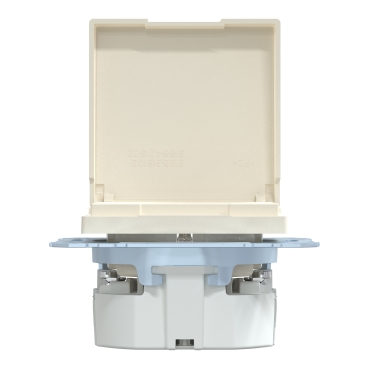 MEG2311-0344 - SCHUKO-Steckdose mit Klappdeckel, Steckklemmen  