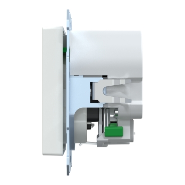 MEG2367-0325 - Schuko Steckdose mit USB Ladegerät Aktivweiß System 