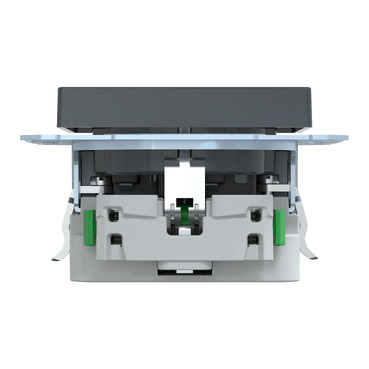 MEG2367-0414 - Schuko Steckdose mit USB Ladegerät Anthrazit System 