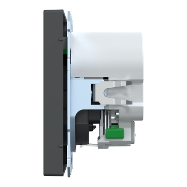 MEG2367-6034 - Schuko Steckdose mit USB Ladegerät Anthrazit  