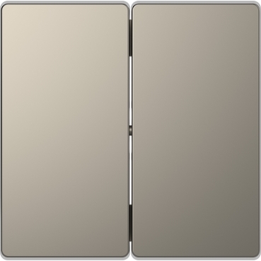 MTN3400-6050 - Rocker 2-gang, nickel metallic, System Design