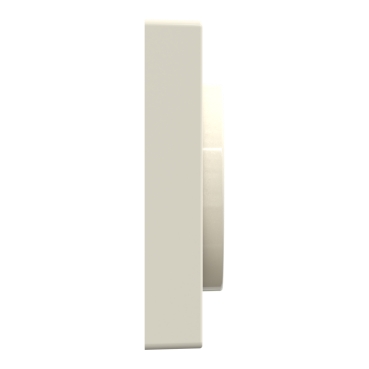 MEG5250-0344 - Zentralplatte mit Drehknopf, weiß glänzend, System 