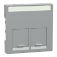 Presa Ethernet Doppia Schneider Sedna RJ45 Cat.6 UTP, Colore Bianco