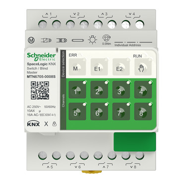 uyo MTN6705-0008S - SpaceLogic KNX Actuator Master intrerupator