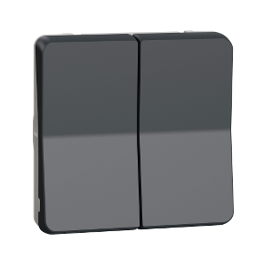 Mureva Styl - Bouton poussoir volets roulants - composable - IP55 - IK07 - gris
