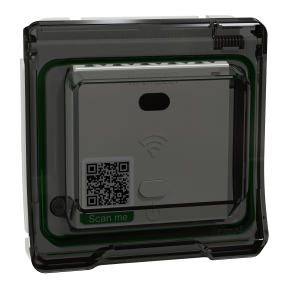 Mureva Styl - Répéteur wifi avec adaptateur - composable - IP55 - IK07 - gris