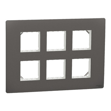 Miluz ZeTa - 12M Grid&CoverFrame, Warm Grey