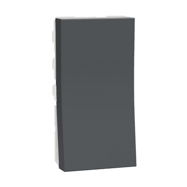 Miluz ZeTa - 10A 1 Way Switch, Anthracite