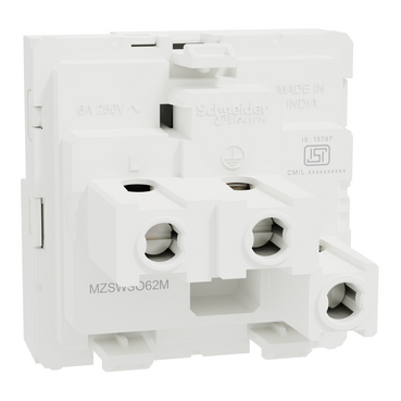 める GM ACE 1 Way Switch With Indicator and 6A 3pin Socket with Glossy