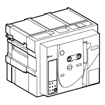 MVS22138 - Adapt EasyPact MVS, 3 Poles, 2500A, 70kA, AC