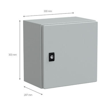 NSYCRN33200 - CAIXA DE SOBREPOR METALICA 300X300X200MM | Schneider