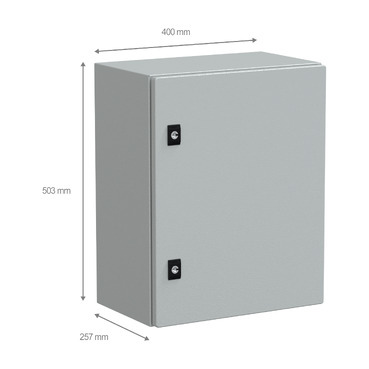 NSYCRN54250 - CAIXA DE SOBREPOR METALICA 500X400X250MM | Schneider
