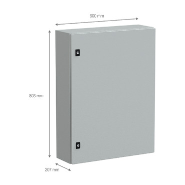 NSYCRN86200P - PanelSeT CRN plain door with mount.plate