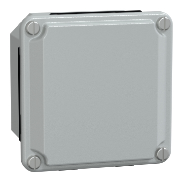 NSYDBN88 - Metal industrial box - low plain cover