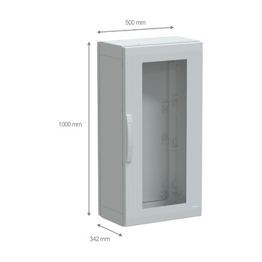 PanelSeT PLA - NSYPLA1053TG - TI Dimensions