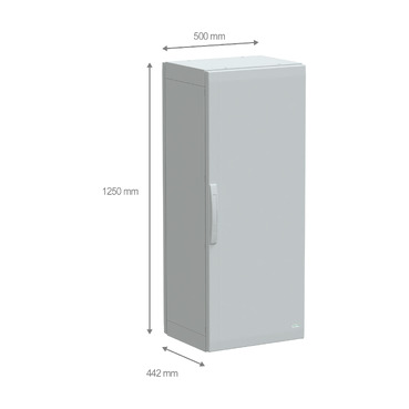 PanelSeT PLA - NSYPLA1254G - TI Dimensions