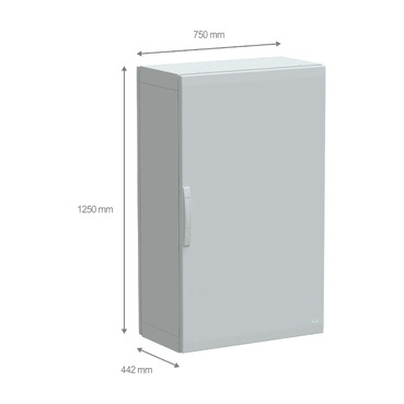 PanelSeT PLA - NSYPLA1274G - TI Dimensions