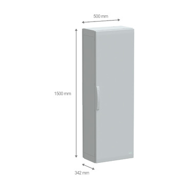 PanelSeT PLA - NSYPLA1553G - TI Dimensions