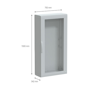 PanelSeT PLA - NSYPLA1573TG - TI Dimensions