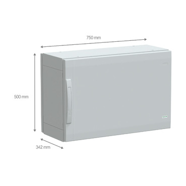 PanelSeT PLA - NSYPLA573G - TI Dimensions