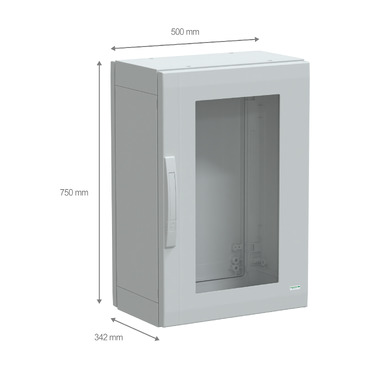 PanelSeT PLA - NSYPLA753TG - TI Dimensions