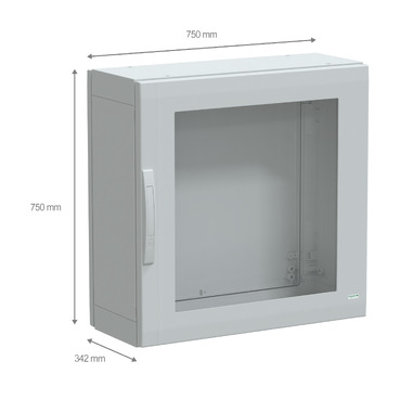 PanelSeT PLA - NSYPLA773TG - TI Dimensions