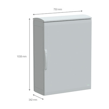PanelSeT PLA - NSYPLAT1073G - TI Dimensions