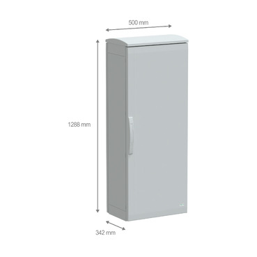 PanelSeT PLA - NSYPLAT1253G - TI Dimensions