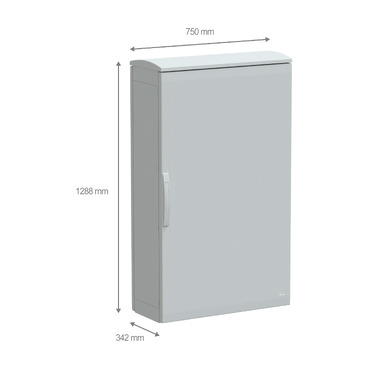 PanelSeT PLA - NSYPLAT1273G - TI Dimensions