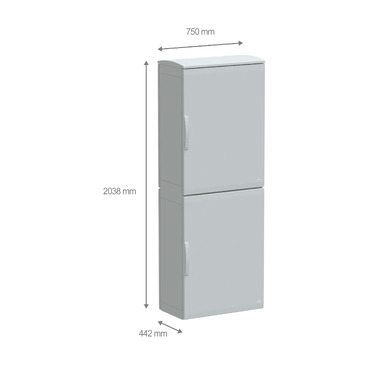PanelSeT PLA - NSYPLAT2074G - TI Dimensions