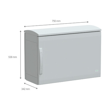 PanelSeT PLA - NSYPLAT573G - TI Dimensions