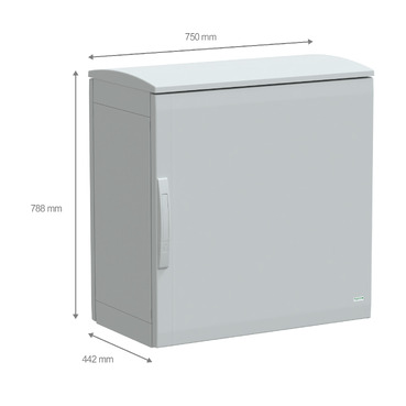 PanelSeT PLA - NSYPLAT774G - TI Dimensions