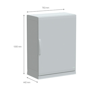 PanelSeT PLA - NSYPLAZ1074G - TI Dimensions