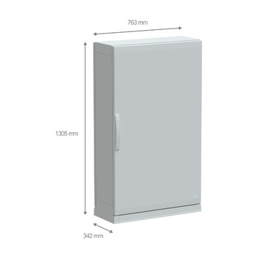 PanelSeT PLA - NSYPLAZ1273G - TI Dimensions