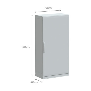 PanelSeT PLA - NSYPLAZ1574G - TI Dimensions
