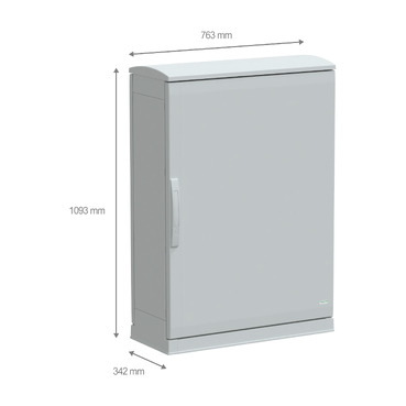 PanelSeT PLA - NSYPLAZT1073G - TI Dimensions