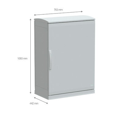 PanelSeT PLA - NSYPLAZT1074G - TI Dimensions
