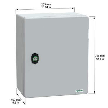 NSYPLM3025G - Wall mounted polyester enclosure, PanelSeT PLM