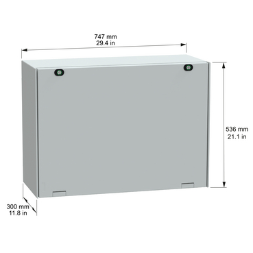 PanelSeT PLM - Landscape PLM IP66 74x30x53mm - Dimensions