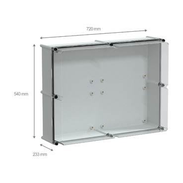 PanelSeT PLS - NSYPLS5472AG - TI Dimensions