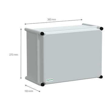 PanelSeT PLS - NSYPLSC2736G - TI Dimensions