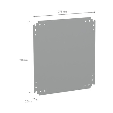 PanelSeT PLA - NSYPMM55 - TI Dimensions