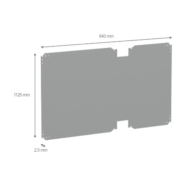 PanelSeT PLA - NSYPMM712 - TI Dimensions
