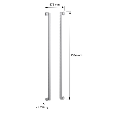PanelSeT SFN - Fixed rack 19P 29U - TI - Dimensions