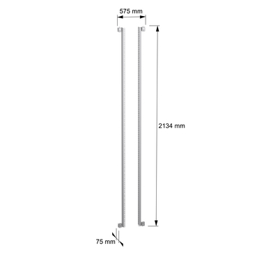 PanelSeT SFN - Fixed rack 19P 47U - TI - Dimensions